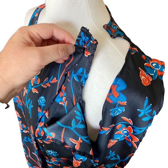 Thakoon Collection floral dress black daisy printed mini dress - Sz 4 - Picture 10 of 16